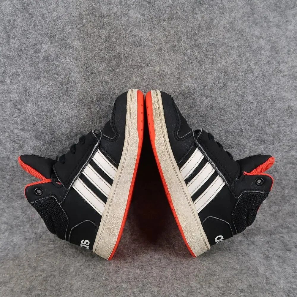 Adidas Shoes Toddler 8K Sneakers Mid Casual Hook N Loop Easy On Kids Black Red